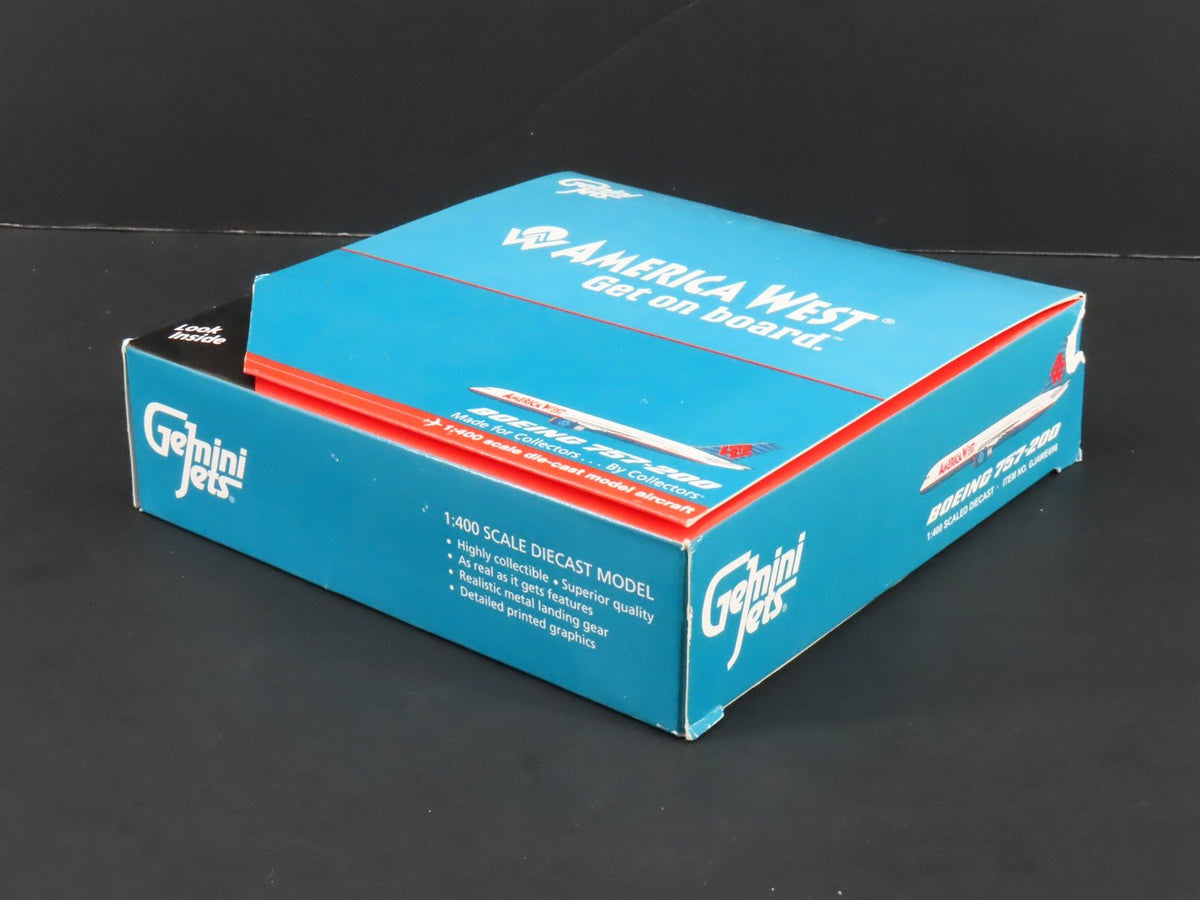 1:400 Gemini Jets GJAWE696 Die-Cast America West Boeing 757-200 Airliner N909AW