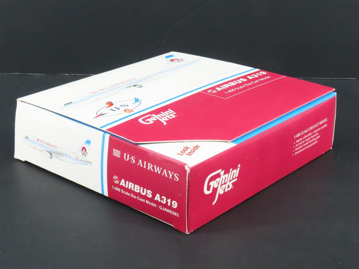 1:400 Gemini Jets GJAWE683 Die-Cast US Airways Airbus A319 Airliner N828AW