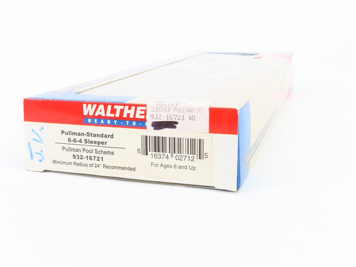 HO Scale Walthers 932-16721 Pullman Pool Scheme 6-6-4 Sleeper Passenger