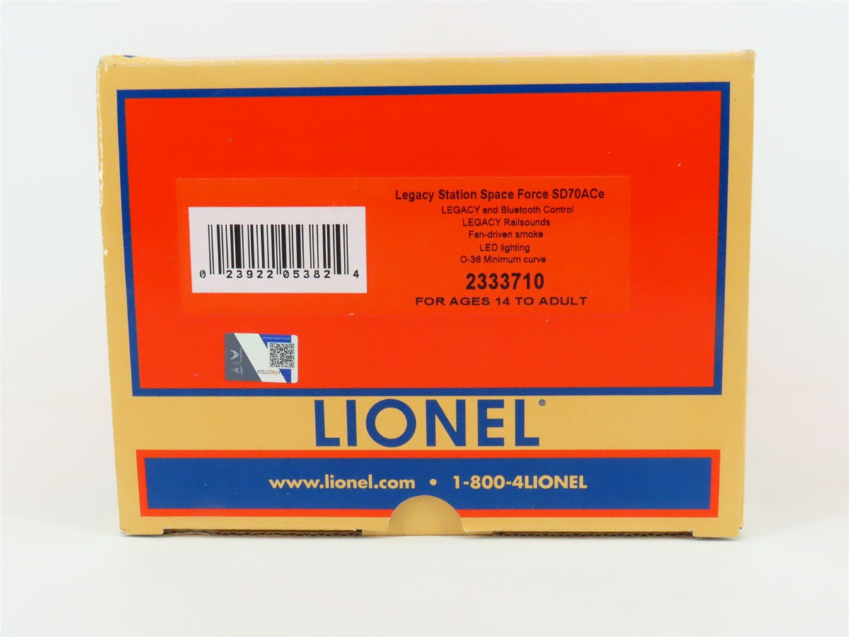 O Gauge Lionel 2333710 Space Force SD70ACe Diesel Loco #2019 w/ Sound &amp; Legacy
