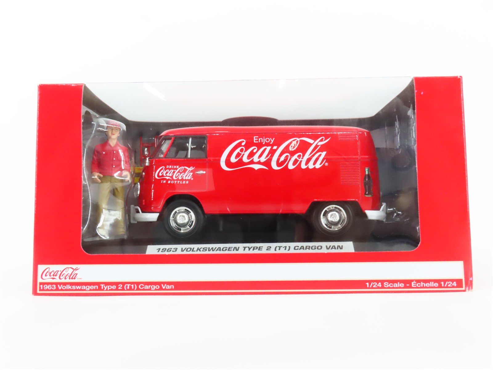 1:24 Motor City Classics 424062 Die-Cast 1963 Coca-Cola VW Cargo Van SEALED