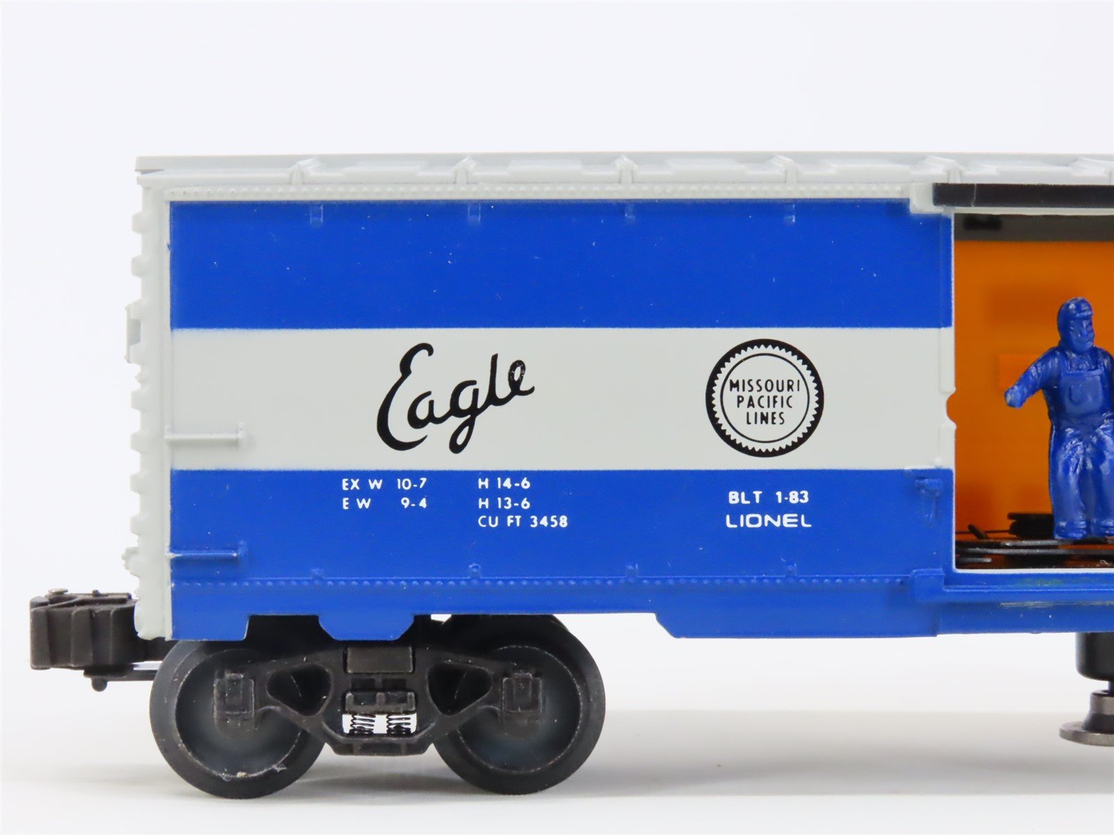 O Gauge 3-Rail Lionel 6-9219 MP Missouri Pacific Eagle Animated Box Car #9219