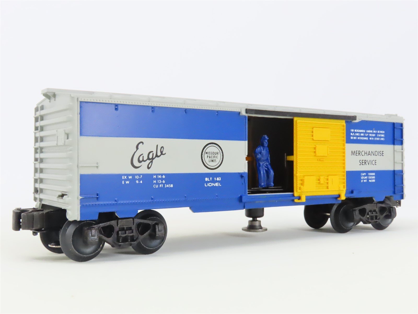 O Gauge 3-Rail Lionel 6-9219 MP Missouri Pacific Eagle Animated Box Car #9219