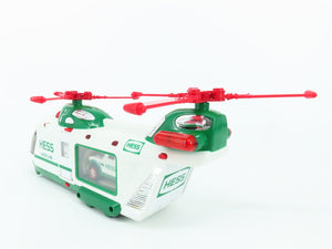 Hess Toy Truck 2001 Hess Helicopter with Motorcycle and Cruiser w/ Lights