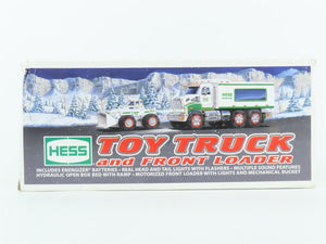 Hess Toy Truck 2008 Hess Toy Truck and Front End Loader w/ Lights & Sound