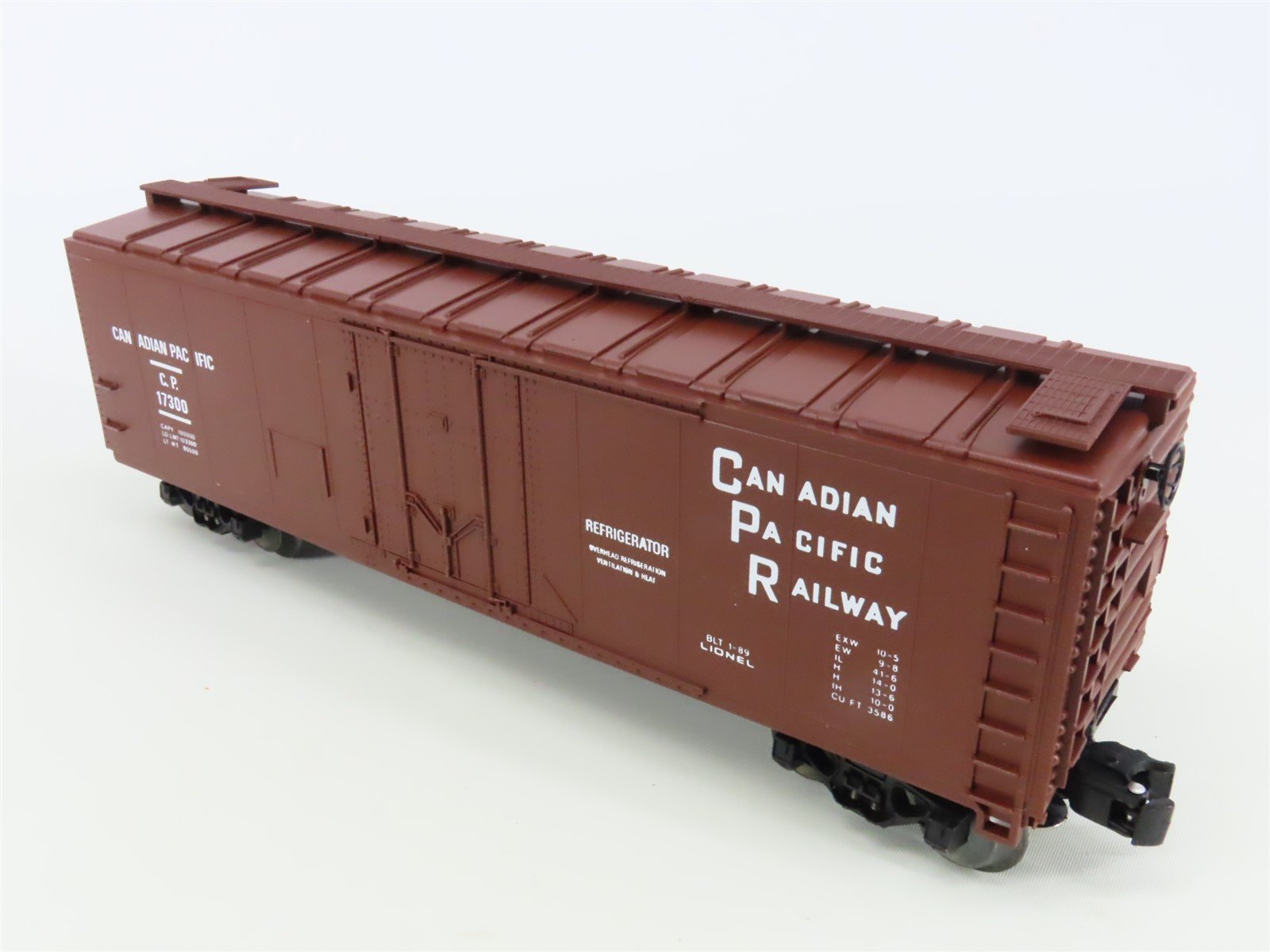 O Gauge 3-Rail Lionel 6-17300 CP Canadian Pacific Railway Reefer #17300