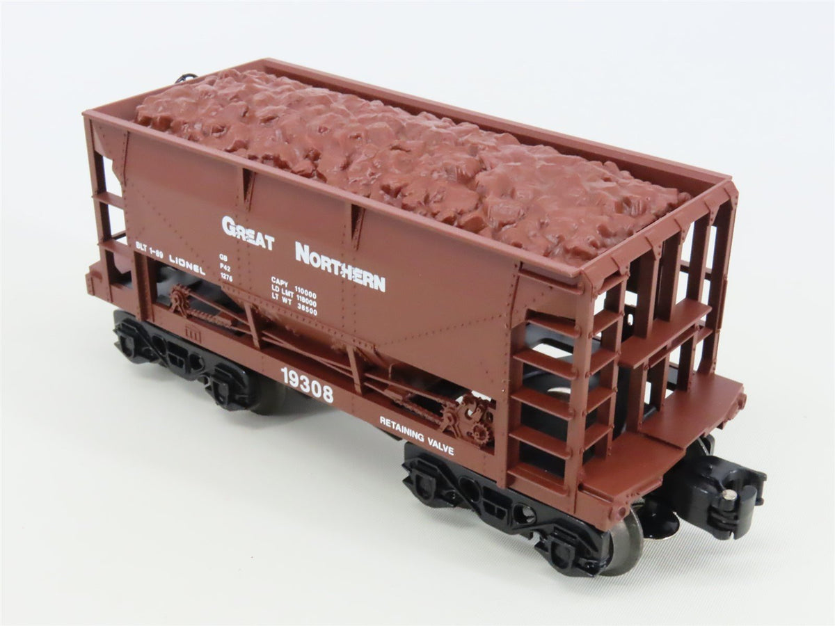 O Gauge 3-Rail Lionel 6-19308 GN Great Northern Ore Car #19308 w/ Load