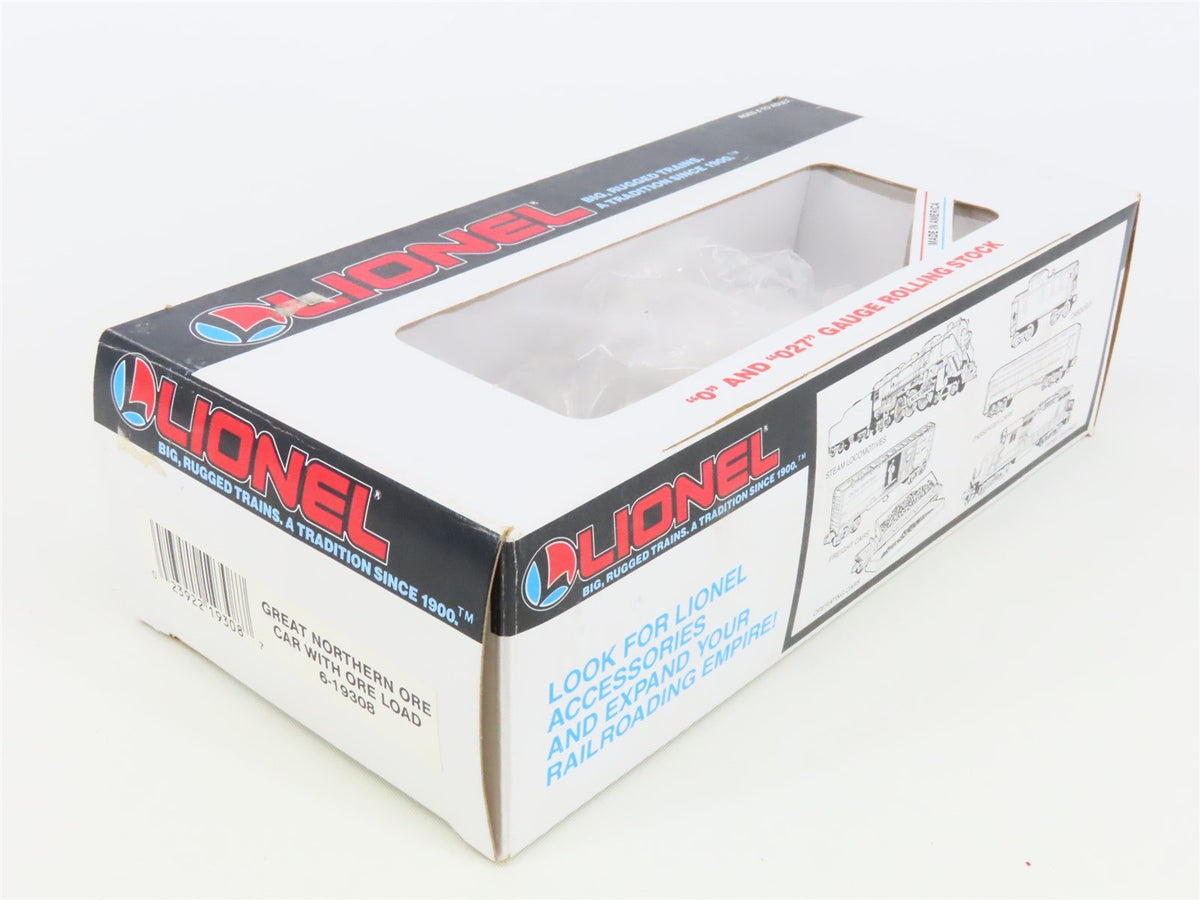 O Gauge 3-Rail Lionel 6-19308 GN Great Northern Ore Car #19308 w/ Load