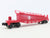 O Gauge 3-Rail Lionel 6-16306 ATSF Santa Fe Barrel Ramp Car #16306 w/ Barrels