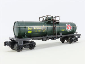 O Gauge 3-Rail Lionel 6-6304 GN Great Northern Single Dome Tank Car #6304