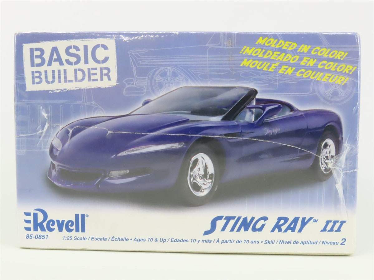 1:25 Scale Revell Model Automobile Kit 85-0851 Sting Ray III - SEALED