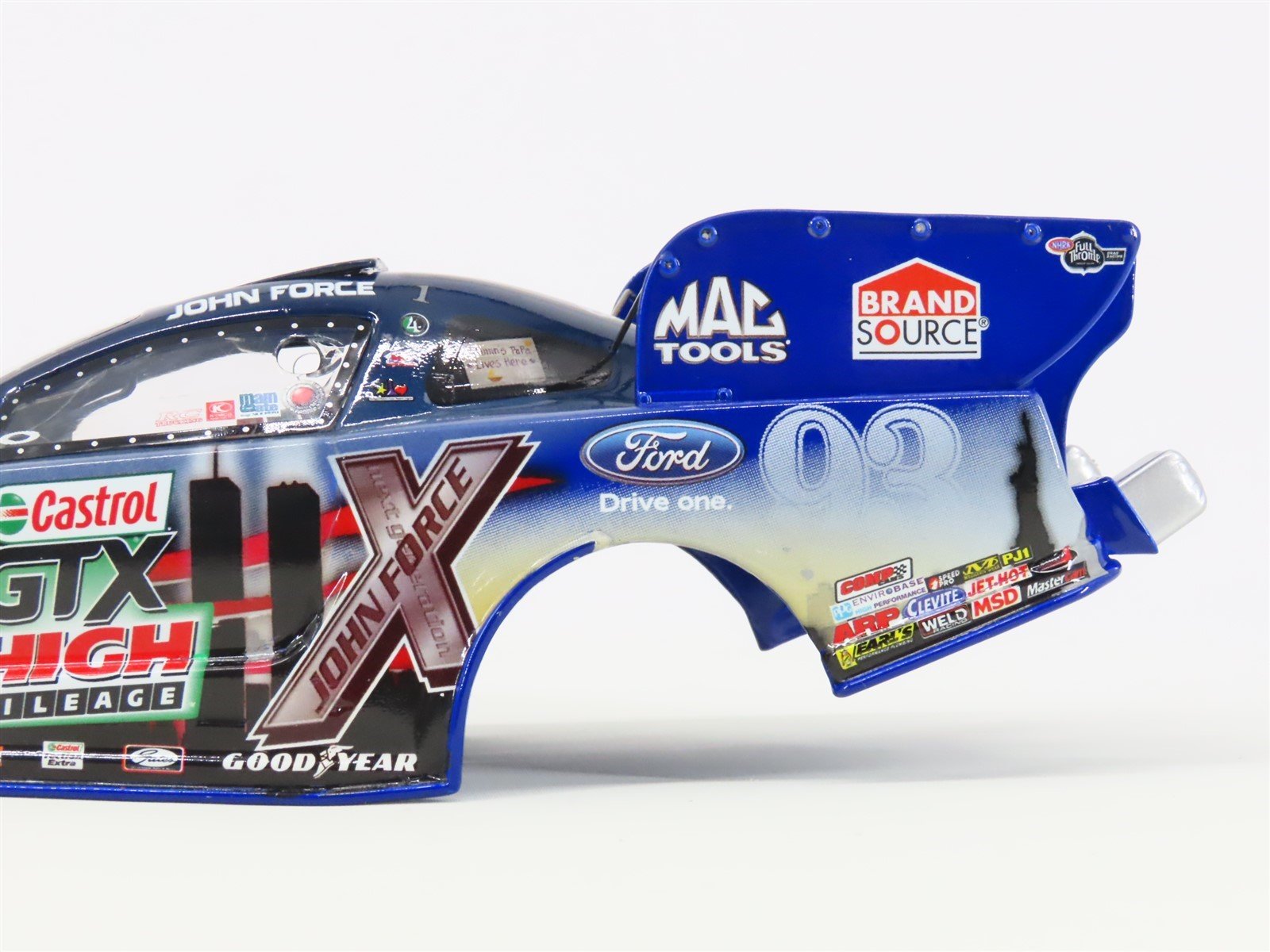 G 1:24 Scale Action Racing LE Kit NHRA John Force 9/11 Mustang Funny Car