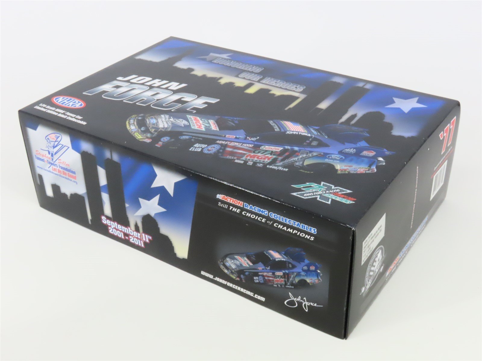 G 1:24 Scale Action Racing LE Kit NHRA John Force 9/11 Mustang Funny Car
