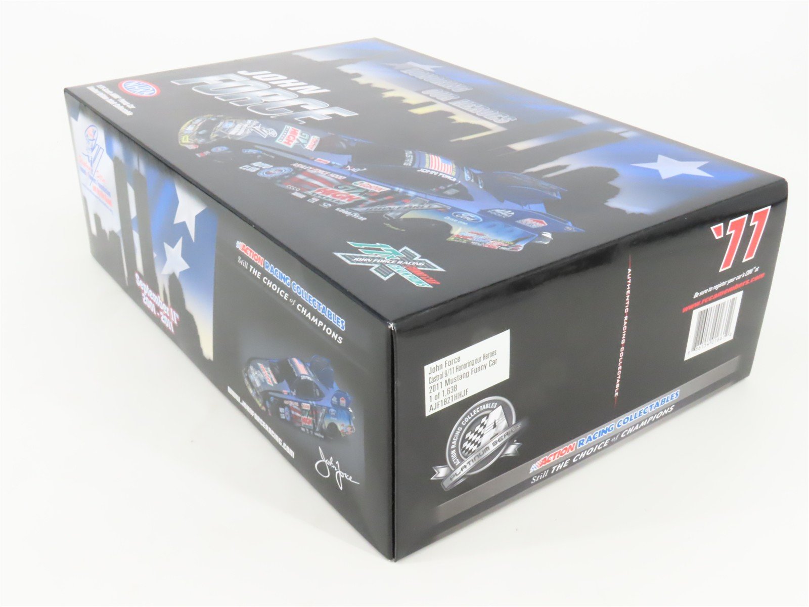 G 1:24 Scale Action Racing LE Kit NHRA John Force 9/11 Mustang Funny Car