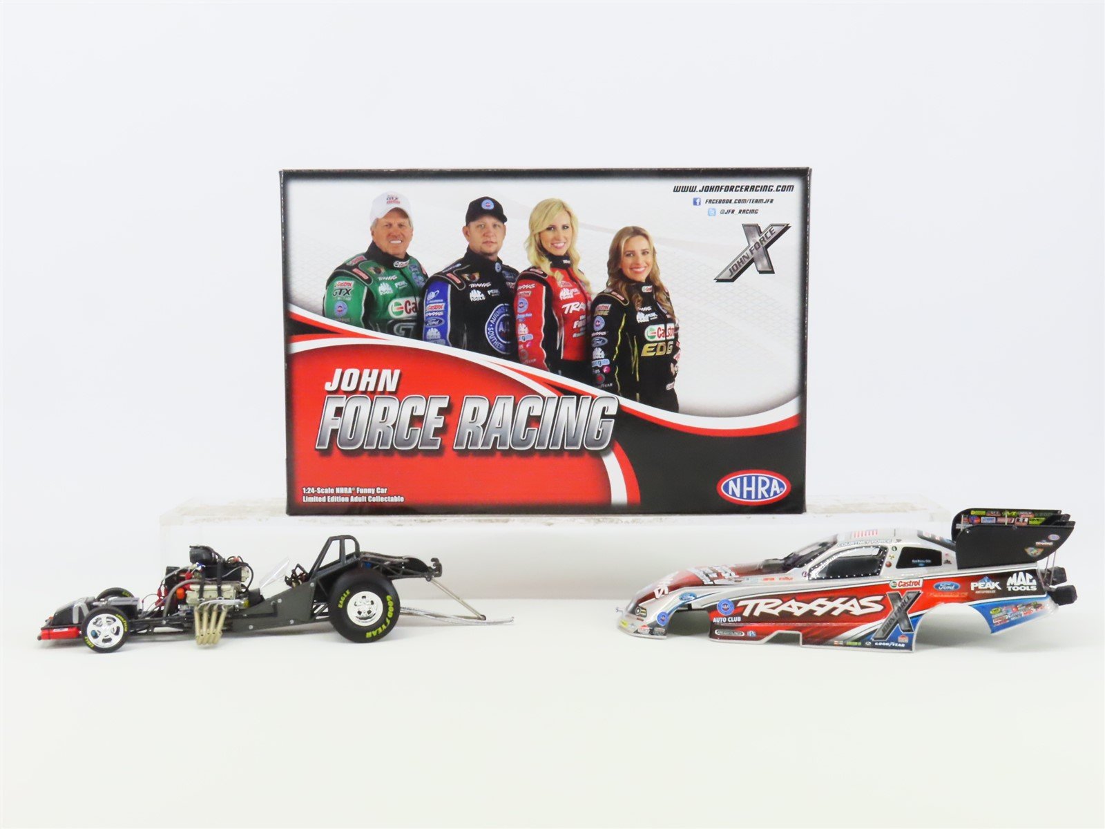 G 1:24 Scale Action Racing LE Kit NHRA John Force 2014 Mustang Funny Car