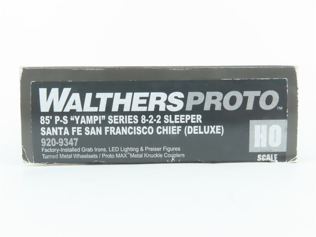 HO Walthers Proto 920-9347 ATSF Santa Fe 85&#39; P-S 8-2-2 Sleeper Passenger Car