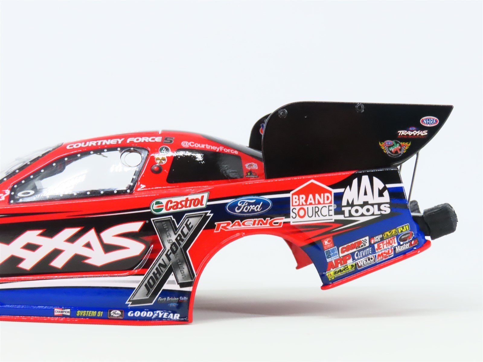 G 1:24 Scale Action Racing LE Kit Courtney Force 2013 Mustang Funny Car - SIGNED