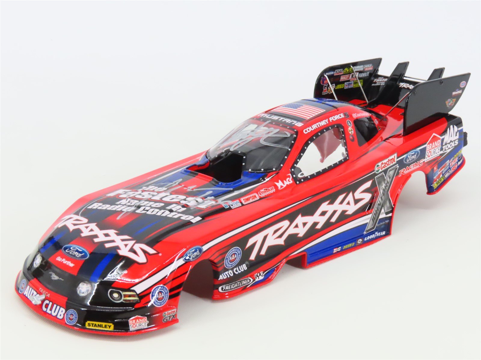 G 1:24 Scale Action Racing LE Kit Courtney Force 2013 Mustang Funny Car - SIGNED