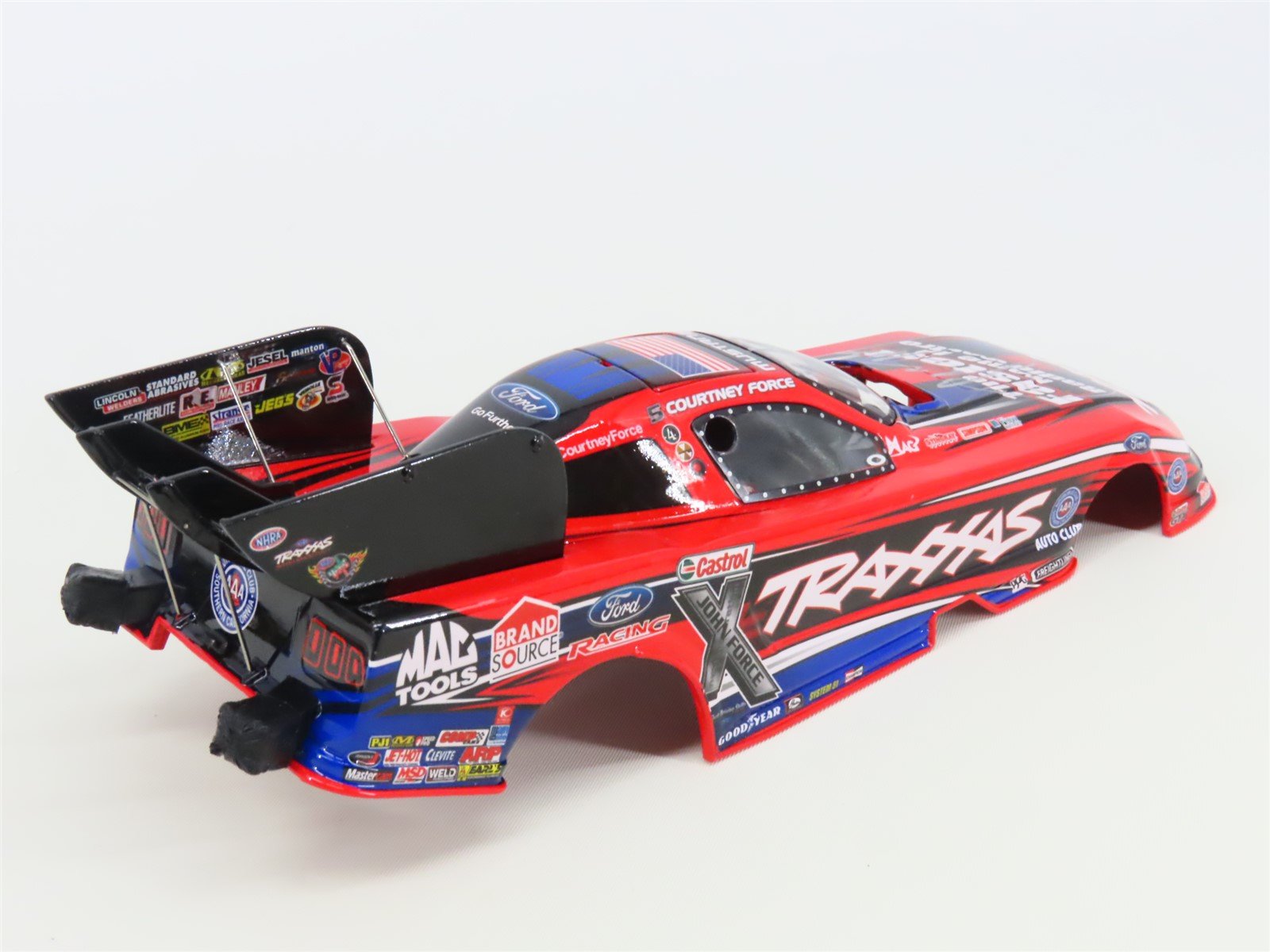 G 1:24 Scale Action Racing LE Kit Courtney Force 2013 Mustang Funny Car - SIGNED