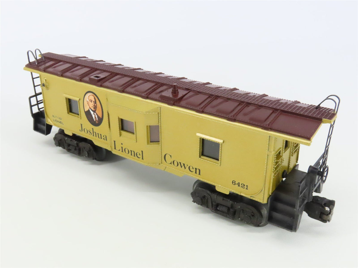 O Gauge 3-Rail Lionel 6-6421 Joshua Cowen Bay Window Caboose #6421 Lighted