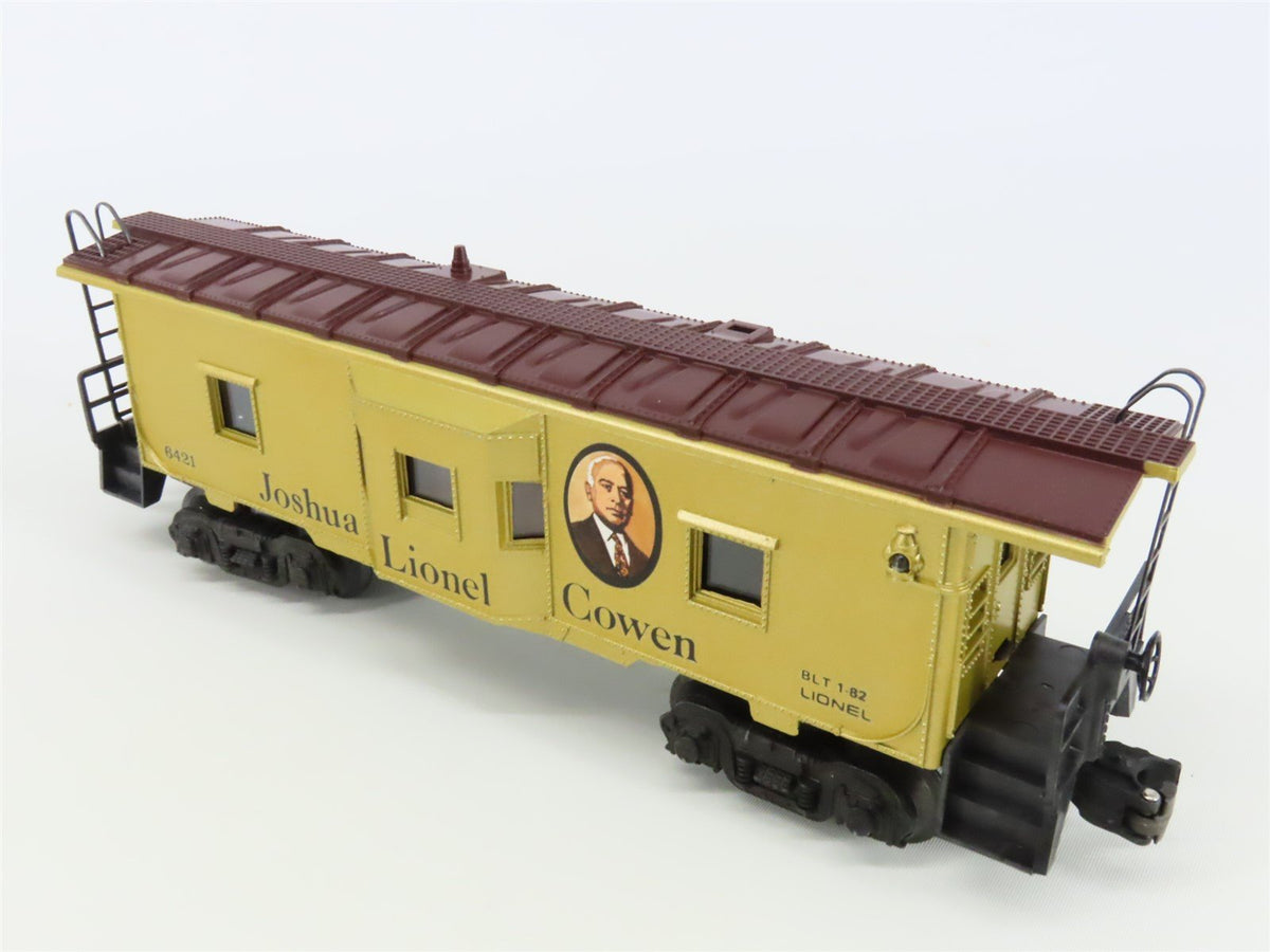 O Gauge 3-Rail Lionel 6-6421 Joshua Cowen Bay Window Caboose #6421 Lighted