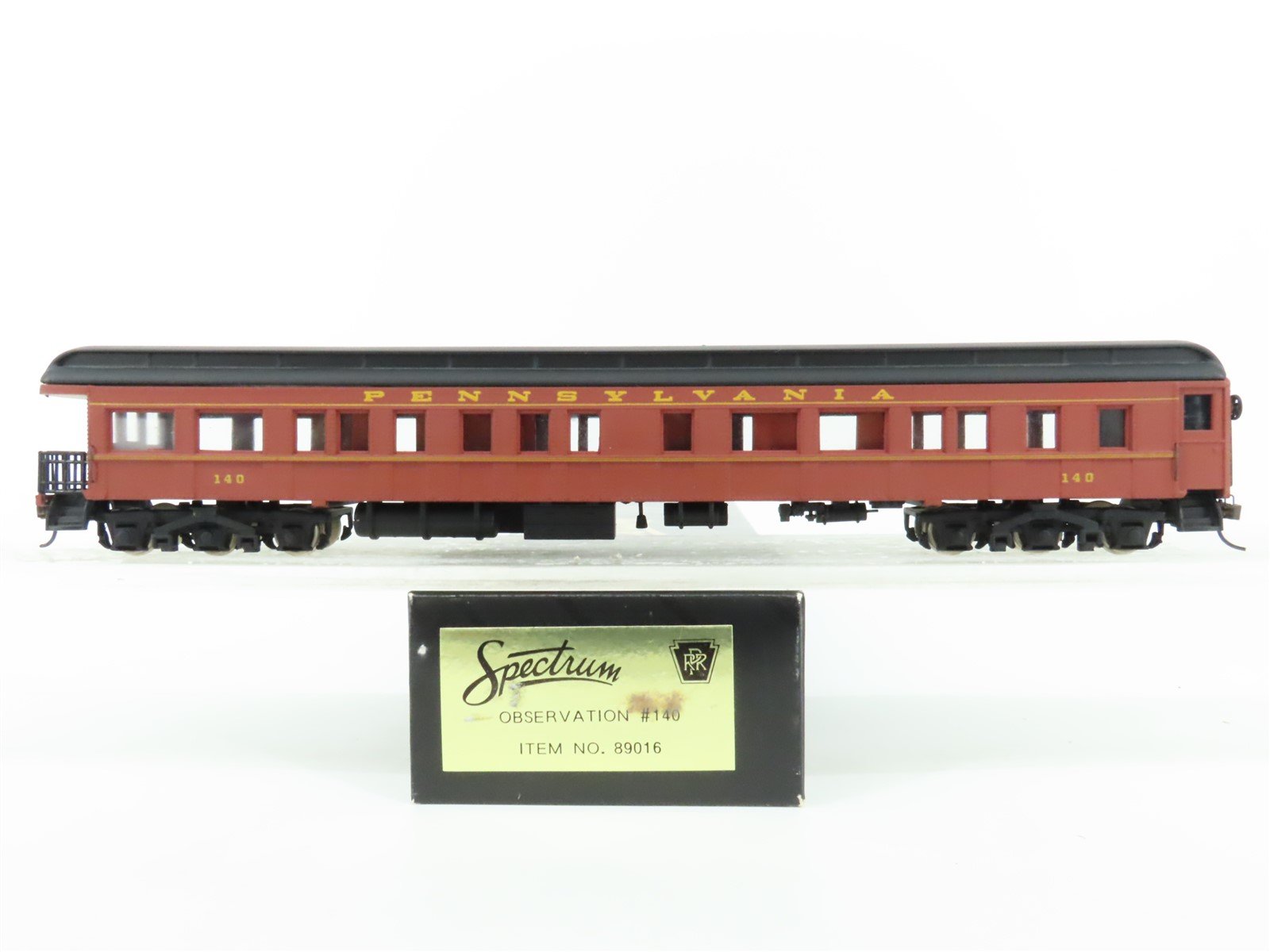 HO Scale Bachmann Spectrum 89016 PRR Pennsylvania Observation Passenger Car #140