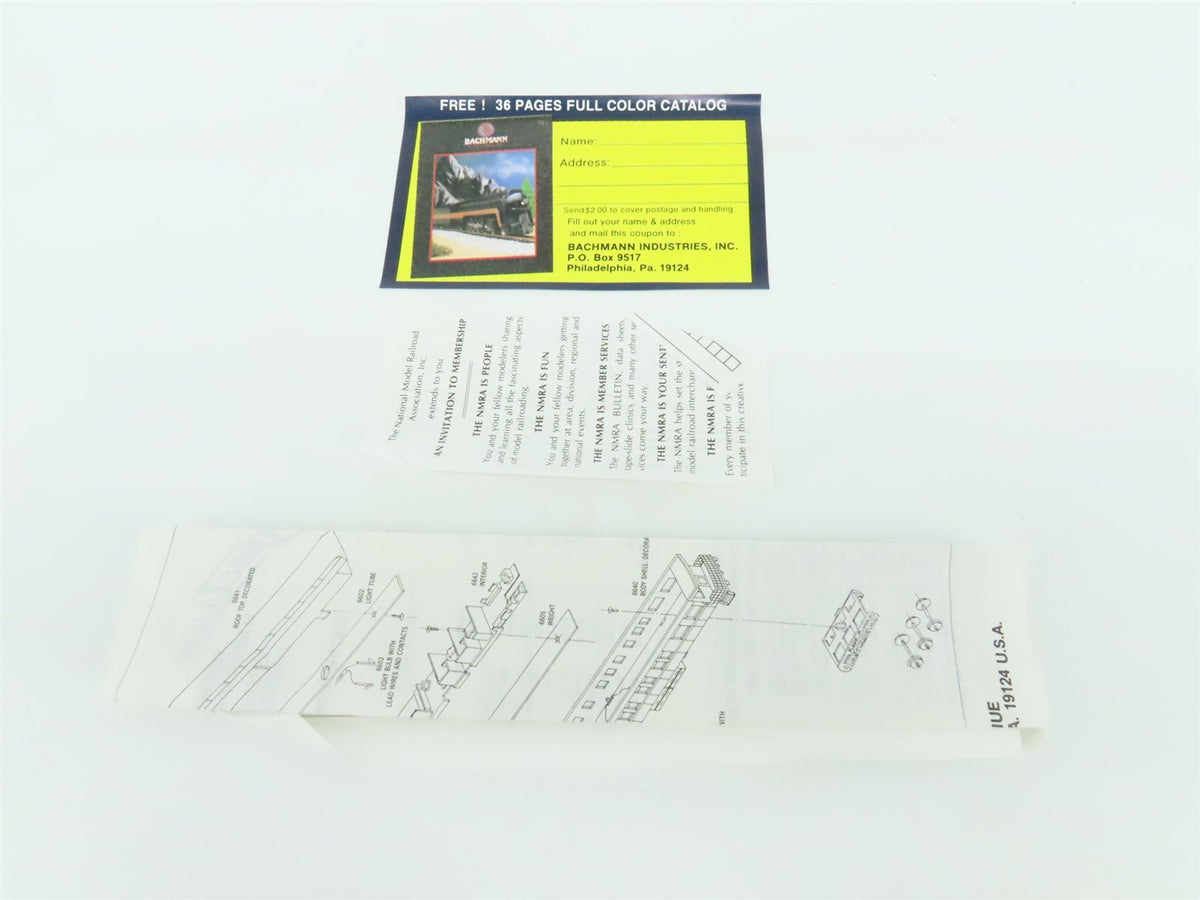 HO Scale Bachmann Spectrum 89016 PRR Pennsylvania Observation Passenger Car #140
