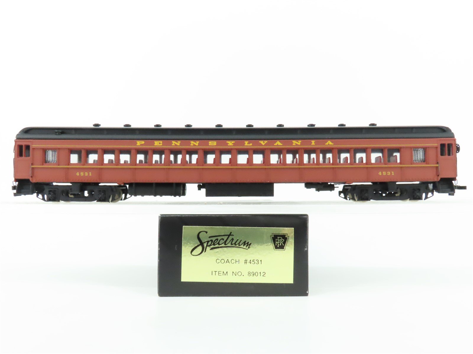 HO Scale Bachmann Spectrum 89012 PRR Pennsylvania Coach Passenger Car #4531