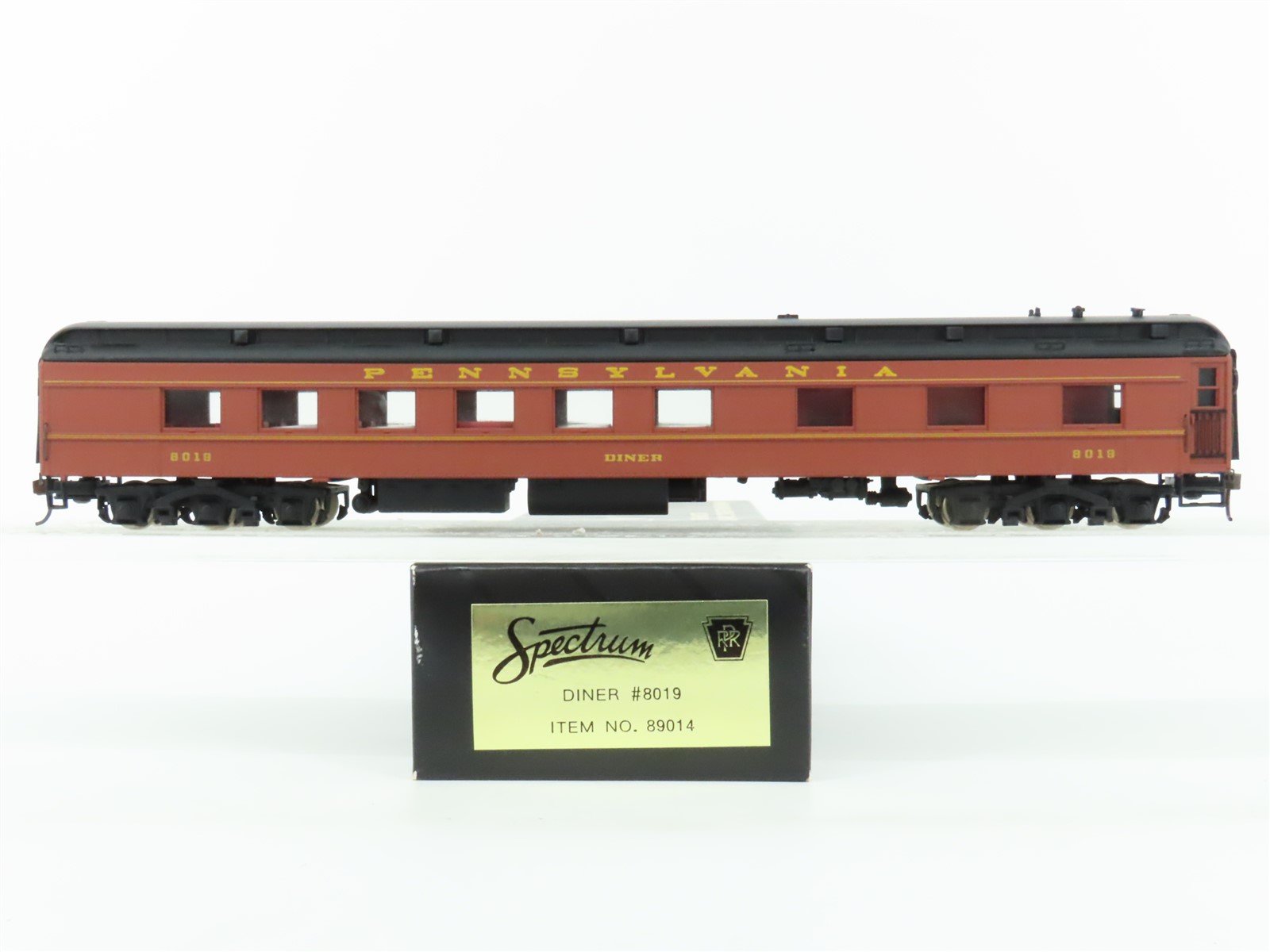 HO Scale Bachmann Spectrum 89014 PRR Pennsylvania Diner Passenger Car #8018