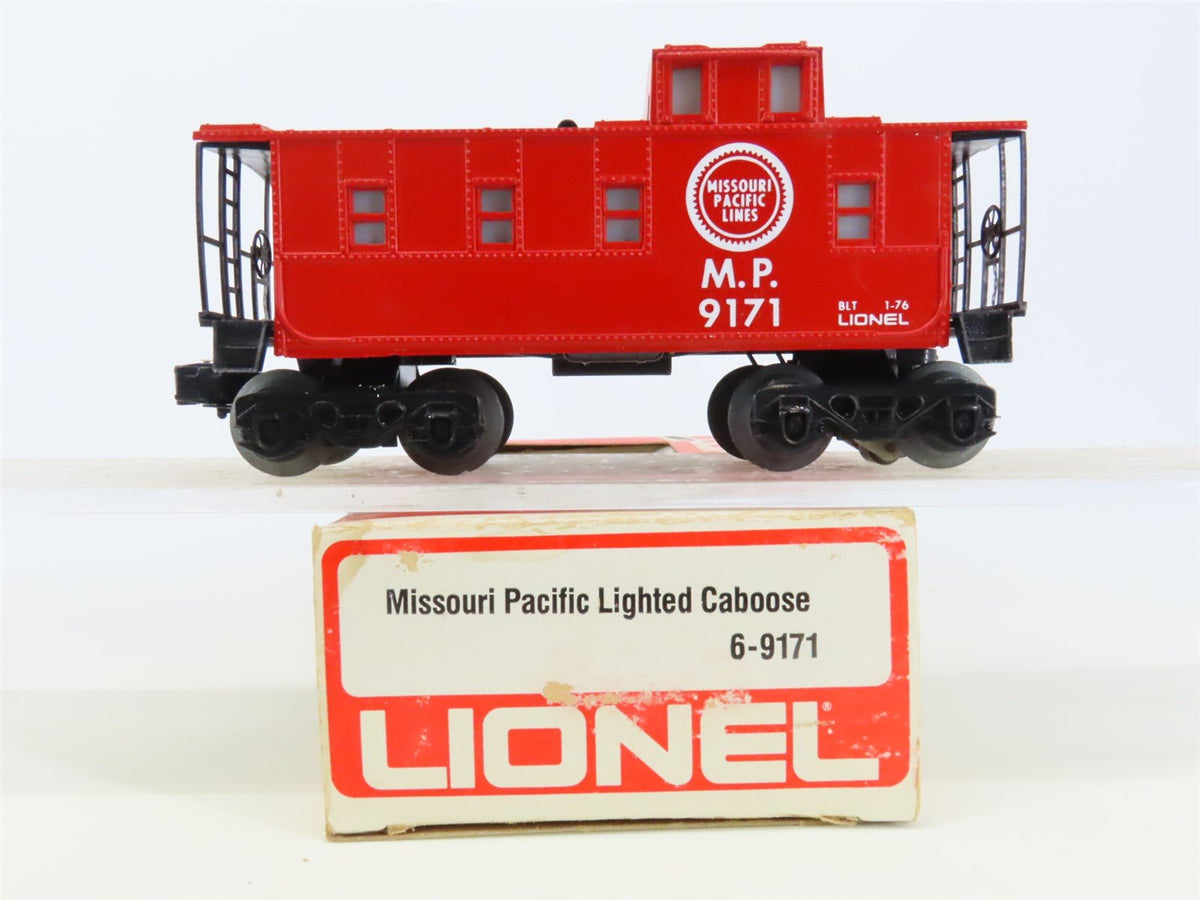 O Gauge 3-Rail Lionel 6-9171 MP Missouri Pacific Lines Caboose #9171 Lighted