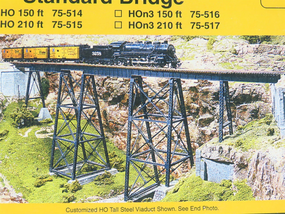 HO Scale Micro Engineering Kit 75-514 150&#39; Tall Steel Viaduct Standard Bridge
