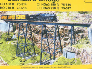 HO Scale Micro Engineering Kit 75-514 150' Tall Steel Viaduct Standard Bridge