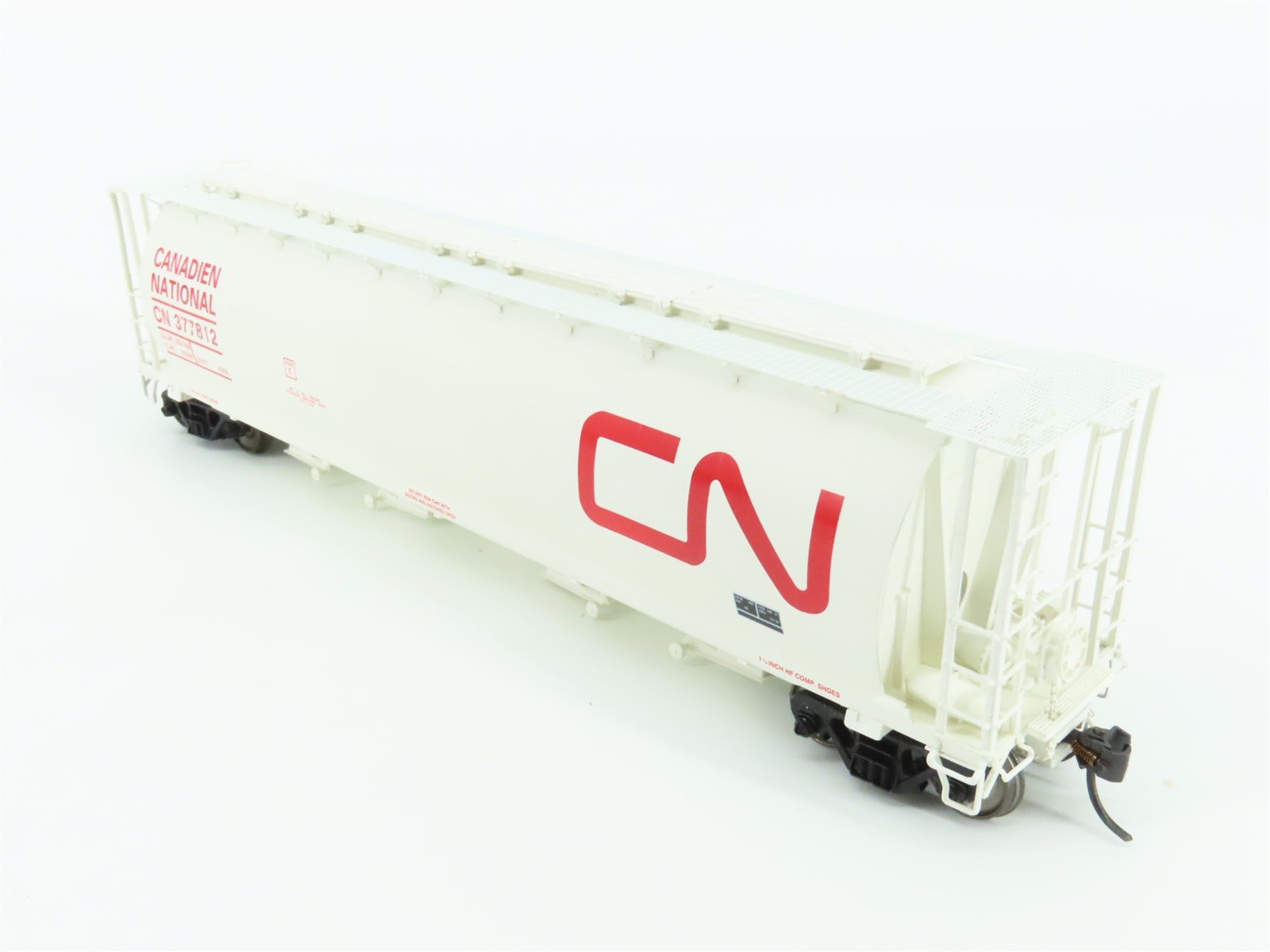 HO Pacific Western H1111 CN Canadian National 4-Bay Hopper #377812 w/ Graffiti