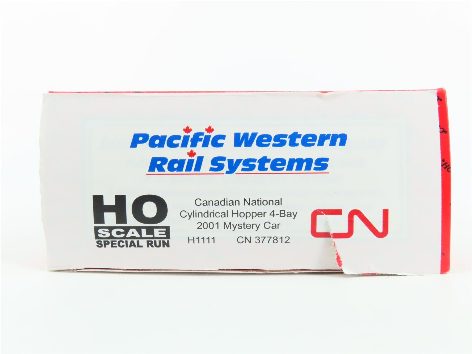 HO Pacific Western H1111 CN Canadian National 4-Bay Hopper #377812 w/ Graffiti