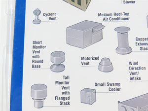 HO 1/87 Scale Walthers Cornerstone Modulars Kit 933-3733 Roof Details
