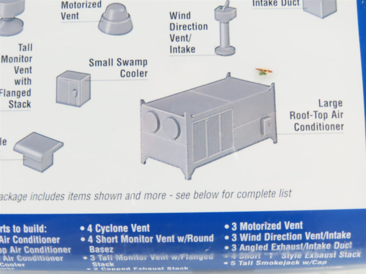 HO 1/87 Scale Walthers Cornerstone Modulars Kit 933-3733 Roof Details