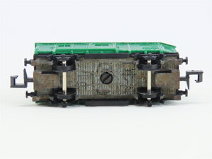 N Scale Arnold 4490 Unlettered Green European Brake Van