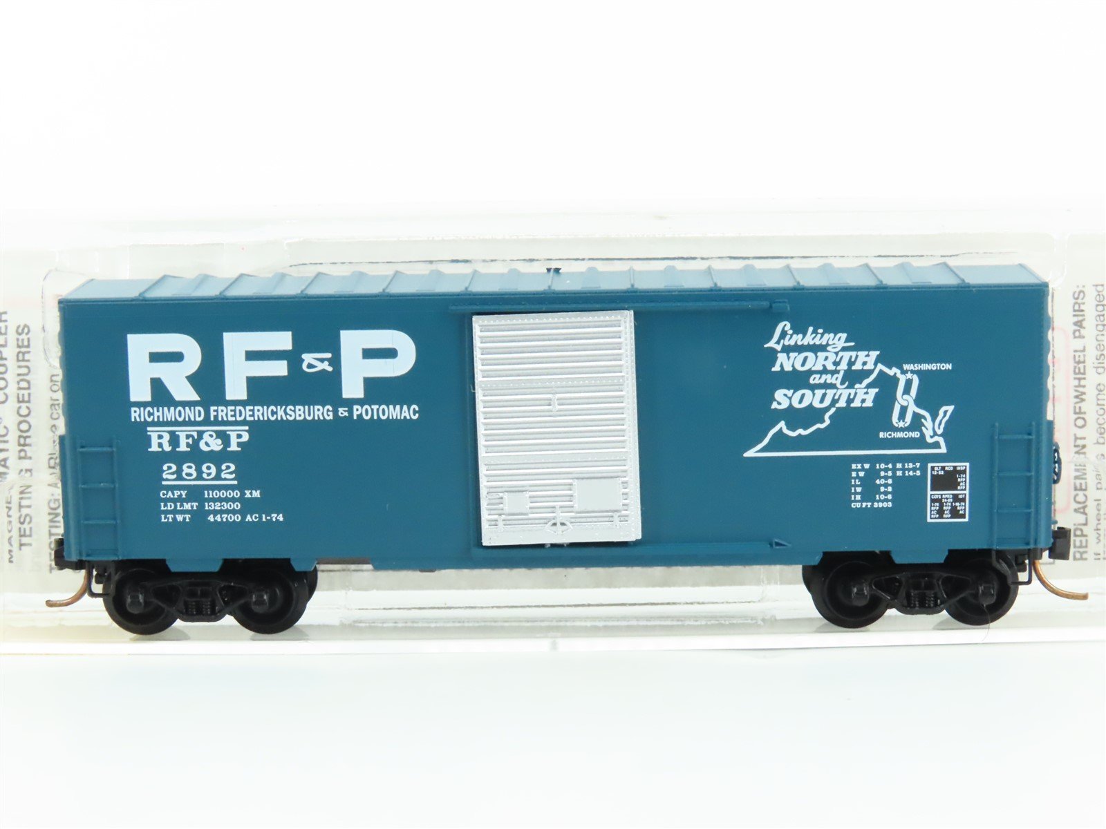 N Micro-Trains MTL 24290 RF&P Richmond Fredericksburg & Potomac Boxcar #2892