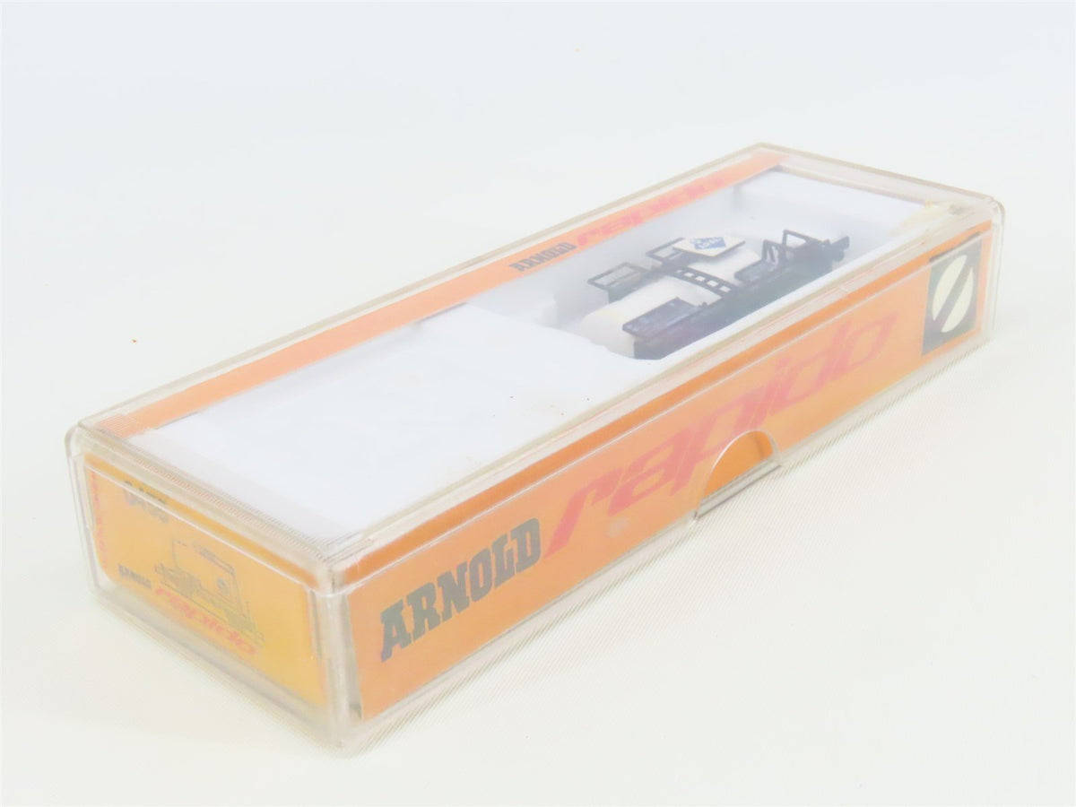 N Scale Arnold Rapido 0435 DB German &quot;ARAL&quot; Short Tank Car #797-7P