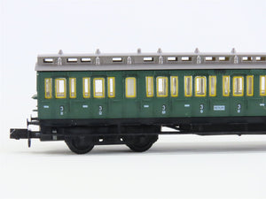 N Scale Arnold 3394 Berlin 3rd Class Compartment Coach Passenger Car #2709