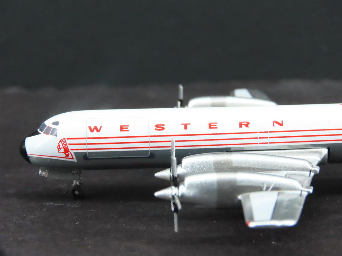 1:400 Aero Classics Die-Cast Western Airlines Lockheed Electra L-188 Airliner