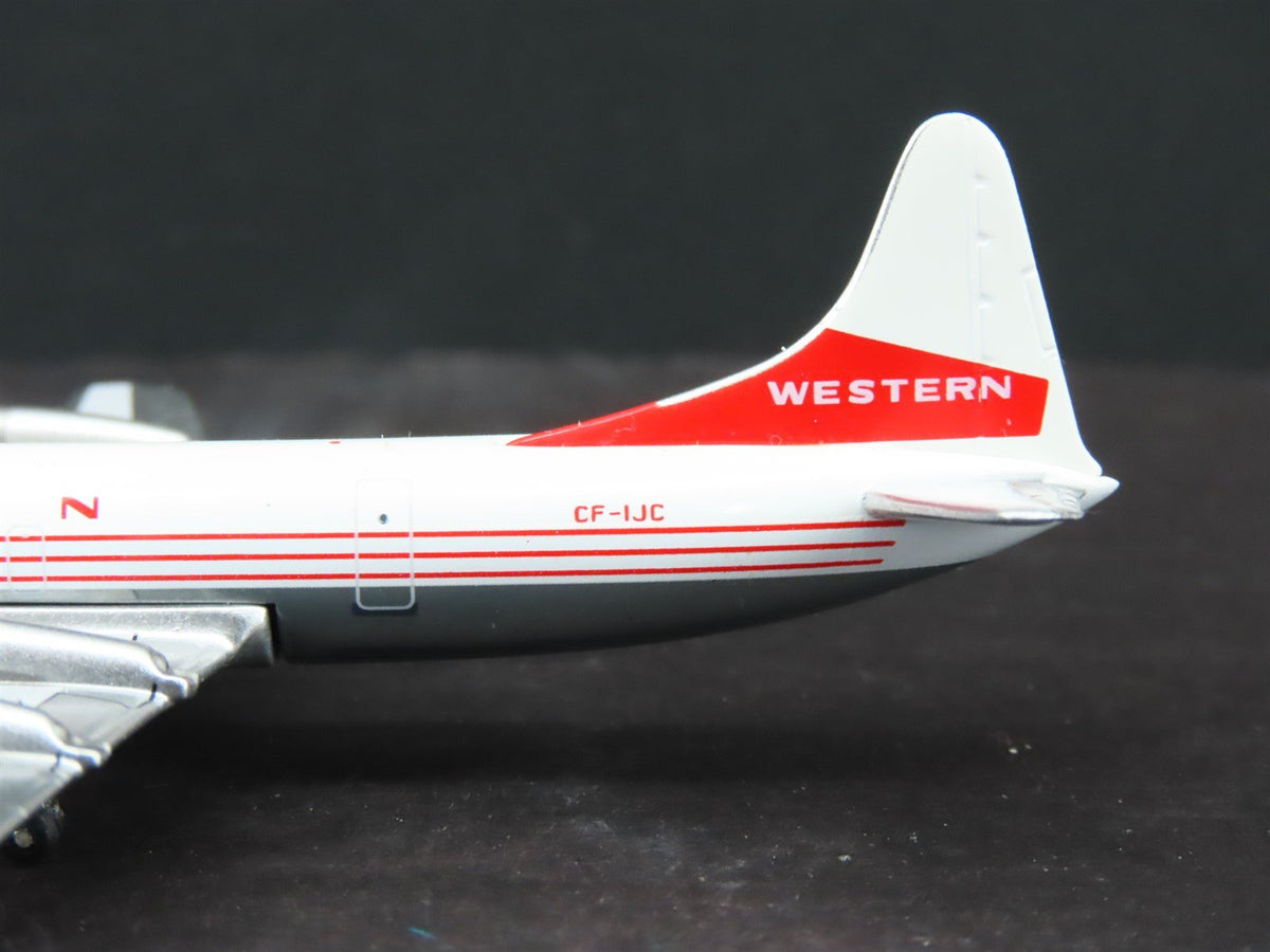 1:400 Aero Classics Die-Cast Western Airlines Lockheed Electra L-188 Airliner