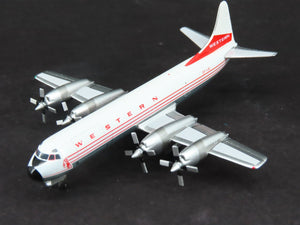 1:400 Aero Classics Die-Cast Western Airlines Lockheed Electra L-188 Airliner