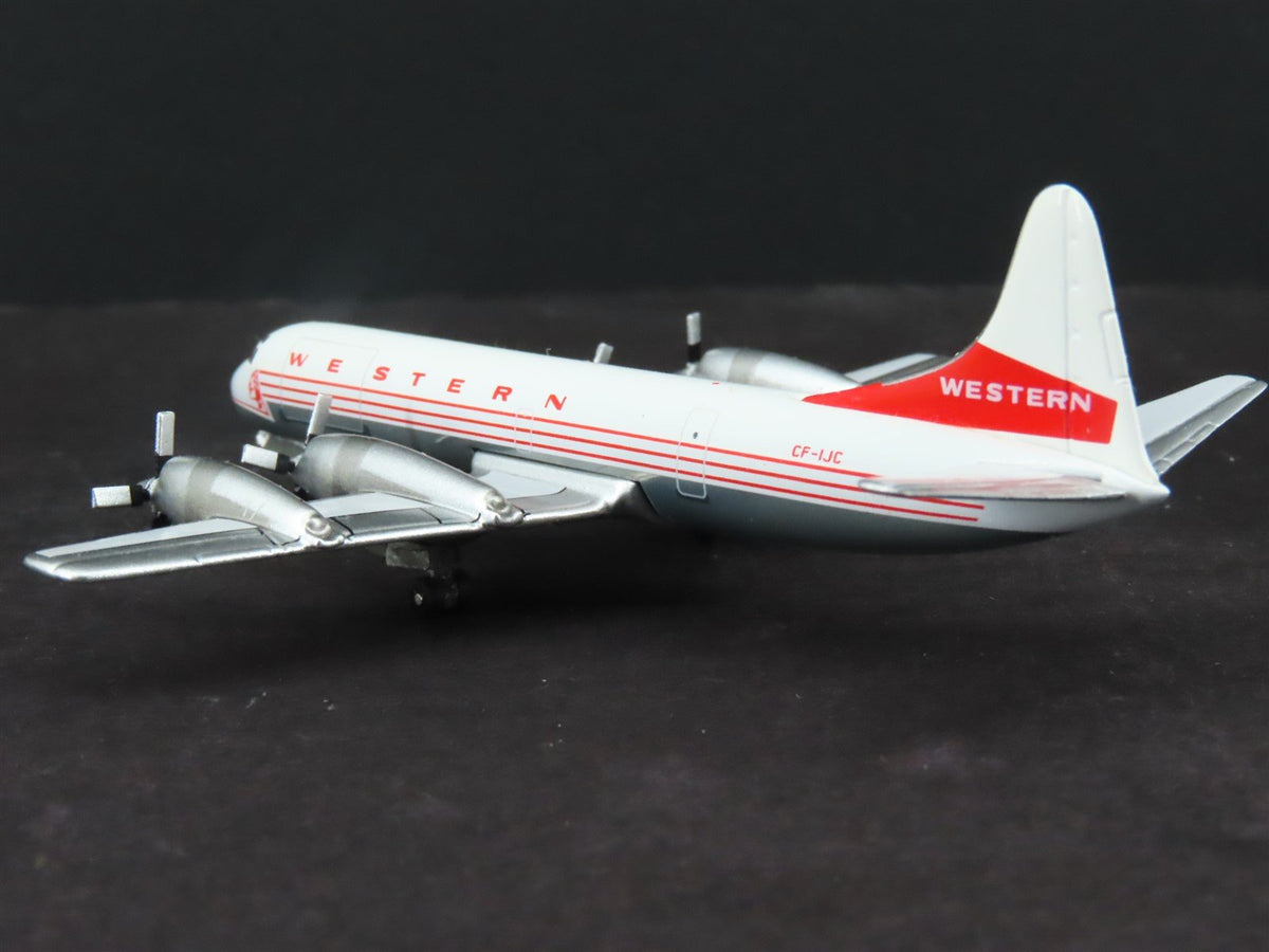 1:400 Aero Classics Die-Cast Western Airlines Lockheed Electra L-188 Airliner