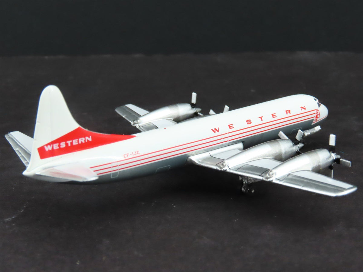 1:400 Aero Classics Die-Cast Western Airlines Lockheed Electra L-188 Airliner