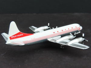 1:400 Aero Classics Die-Cast Western Airlines Lockheed Electra L-188 Airliner