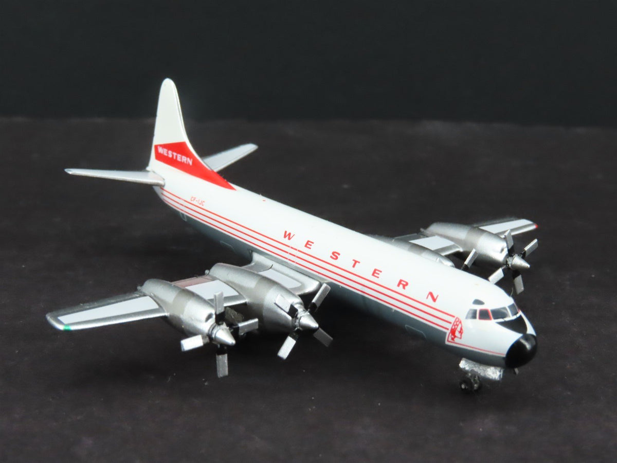 1:400 Aero Classics Die-Cast Western Airlines Lockheed Electra L-188 Airliner