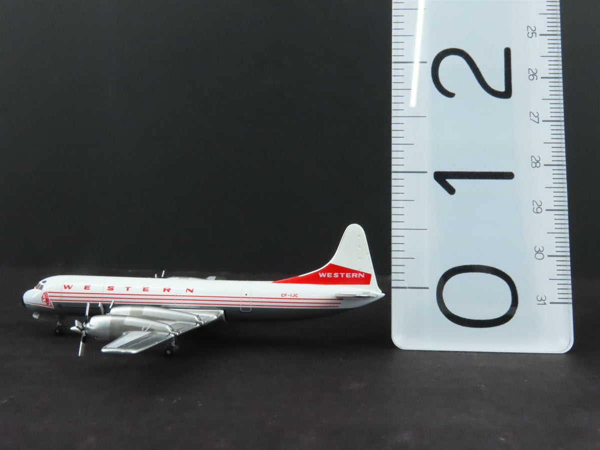 1:400 Aero Classics Die-Cast Western Airlines Lockheed Electra L-188 Airliner