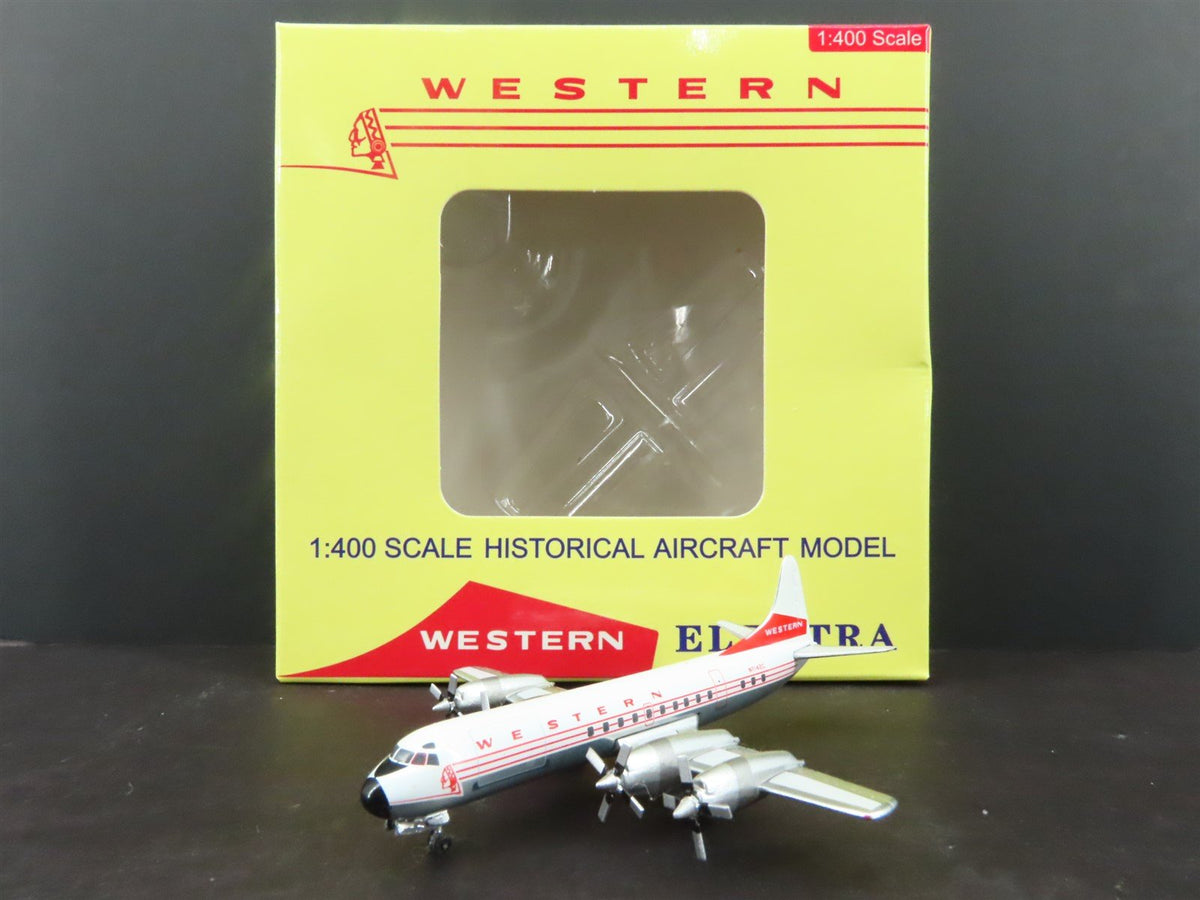 1:400 Aero Classics Die-Cast Western Airlines Lockheed Electra L-188 Airliner