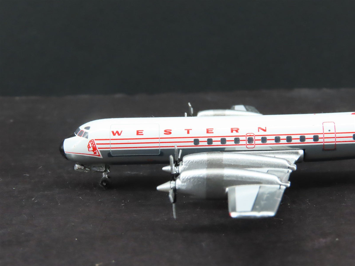 1:400 Aero Classics Die-Cast Western Airlines Lockheed Electra L-188 Airliner